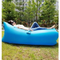 스마트 이지 에어베드2개/에어매트/에어침대/캠핑매트/에어배드/, 스카이블루(2개)