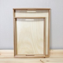 타임키즈 몬테소리 일상교구 손잡이 우드 트레이 우드 카페 놀이트레이 원목쟁반, 우드트레이