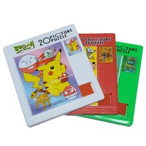 슬라이딩퍼즐 캐릭터20p/ 둘리 포켓몬스터 구름빵 공룡그림 조각맞추기 학습놀이완구 장난감 어린이선물