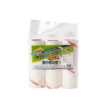 아트홈브라이텍스 간편 테이프크리너 리필 90매 3개 1SET 돌돌이 의류 먼지제거