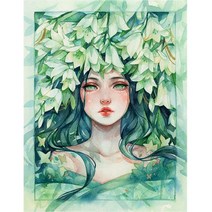 자수키트 꽃아름다움 크로스 스티치 DIY 자수 완료 키트 수공예 바느질 수제 거실 스탬프, 01 30x40cm_01 11CT, 02 silk threads