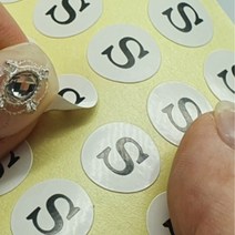 사이즈 알파벳 스티커 오브젝트 봉인 동그라미 이니셜 S 원형 옷 치수 표시 의류 영스 제품 크기 영어 표기 상품 포장 스몰