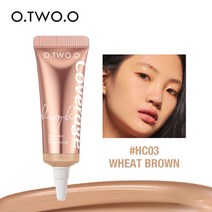 눈밑다크써클 다크서클 크림 컨실러 O.TW O.O 4 색 워터 프루프 라이트 풀 커버리지 다크 서클 페이스 흉터 10ml 여드름 커버 메이크업, [04] HC03 Wheat brown