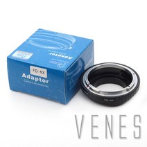 Venes FD-NX 마운트 어댑터 링 슈트 캐논 FD 렌즈 삼성호환 NX1 NX30 NX500, 한개옵션0