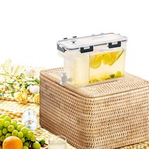 3.5 Litre Fruit Juice Dispenser With Faucet Iced Beverage Dispenser In Refrigerator With Spigot Chil, [0] CNAs picture