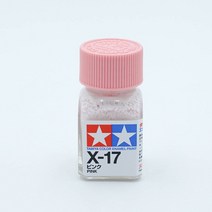 타미야 X17 핑크 유광 10ml 에나멜도료 TAMIYA