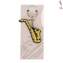 KeyChain Saxophone 섹소폰 악기 열쇠고리 Key Ring, 단품