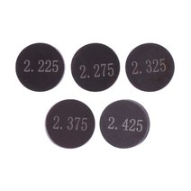 오토바이용품 바이크용품5pc 9.48mm 오토바이 조정 가능한 밸브 심 가스켓 패드 스즈키 M109R2 Boulevard, 05 5pc 2.225-2.425