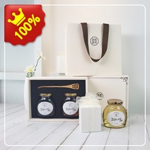 천연 야생화꿀 잡화꿀 2구 선물세트 700g 꿀뜨개 포함 아카시아꿀 밤꿀도 있어요., 호랑이: 야생화꿀 2구( 700g)