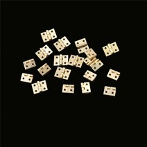 Cabinet 캐비닛 도어 경첩 황동 도금 미니 장식 보석 나무 상자 가구 Acc 8mm x 10mm 20 개