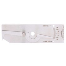 필렛 용접 세트 게이지 검사 테스트 ulzar 스틸 L 언더컷 눈금자, 한개옵션0