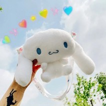 Taobei 러블리 소녀 뽀글이 숄더백 여학생 시나모롤 핸드폰가방