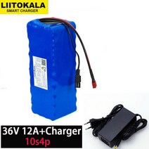 36V 12Ah 10A 10.4ah 18650 리튬 배터리 팩 12000mAh 바이크 오토바이 전기 자동차 자전거 스쿠터 BMS 42v 2A 충전기 포함, [02] 36V12A and 2ACharger