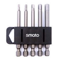 육각비트 세트 75mm 5PCS 6각 자석형 2.5 3 4 5 6 mm SET 렌치 육각 빗트 셋트 육각비트세트 6각빗트셋트 육각빗트날 육각렌치 임팩 육각드라이버 전동드릴 충전드릴, 1개