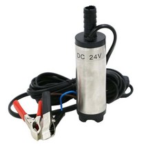 DC 12V 24V 전기 잠수정 펌프 38mm 물 기름 디젤 연료 이송 급유 도구, 38mm 24V 클립