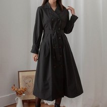 아나카프리 아나카프리 트렌치 더블 원피스