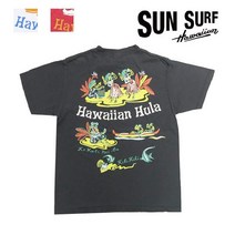 선서프 SUN SURF 반팔 프린트 티셔츠 하와이안 훌라 SS79161 23SS
