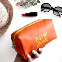 아트박스/블랑블랙 소프트 컬러팝 파우치 [Orange]