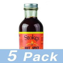 스토크 핫 스파이시 바비큐 소스 딥 Stokes Hot Spicy Barbecue Sauce Dip Kpf 250Ml 5개