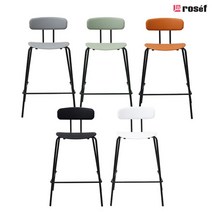 [한샘] [로제프]슈슈 바체어 (10종/택1) PU 절삭가능, 색상:03.슈슈 바체어 블랙 60cm