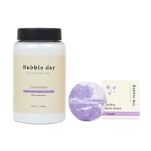 버블데이 가루입욕제 360g + 배쓰밤 라벤더 100g, 1세트