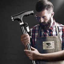 효도노인지팡이 의료용 네발 접이식 어르신 선물 LED C형, 접이식 네발지팡이C LED