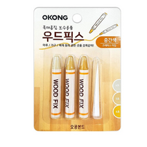 오공 우드픽스 목재 다양한 색상 흠집 보수 용품, 밝은색