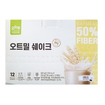 [오하루 자연가득 퀘이커] 오트밀 쉐이크 12입*1박스, 없음, 상세 설명 참조
