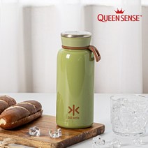 퀸센스 뉴 수 올리브 보온보냉병 450ml, 없음