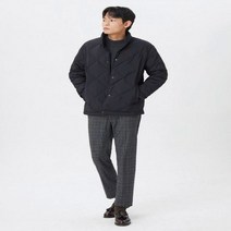 올젠 올젠 중경량 프리미엄 구스다운 히든 퀼팅 점퍼 ZOB4JP1310 BK