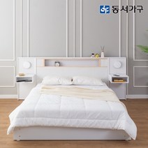 동서가구 네오 피에스토 호텔식 LED 벙커 수납 침대 SS/K프레임 매트리스 택1, 03_협탁 2개, 01_매트리스없음