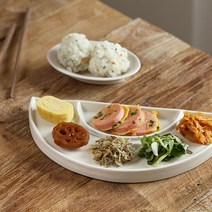 보니토 도자기 플레이트 접시 2color 택1p, 로즈핑크