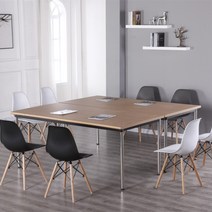 나인홈 회의 포밍 테이블 1200 1500 1800, 월넛(WWD5022-WN)