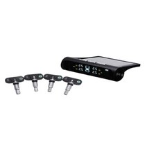 차량용 미니 전광판 휠캡 tpms 젠더 자동차 휠 프로텍터 락볼트 Tpms x6 무선 태양열 충전 타이어 압력 모니터 내장 범용 고정밀 모니터링 시스템, Internal sensor+Buzzer alarm