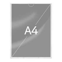 부착용 꽂이판 아크릴 A4 게시판 쇼케이스, SMA001_아크릴게시판 A4