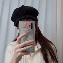 느와드코코 촘촘한 니트 [기모안감] 보온 팔각모 헌팅캡 빵모자