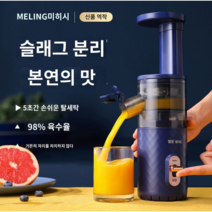 독일 착즙기 부스러기 찌꺼기 분리 쥬스 과일 미니 주스 가정용 소형 사용이 편한 저속 믹서, 블루, 1개, 1개
