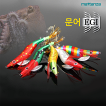 [오기몰] 마탄자 문어에기 3.5호 틴셀 딸기 수박 옥수수 고추장 색동 쭈꾸미 문어 갑오징어 한치 낚시, T02 무등산수박