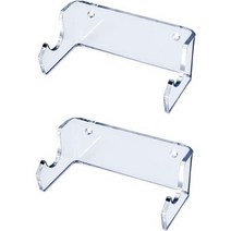 2pcs 스케이트 보드 벽 마운트 랙 데크 디스플레이 롱 걸이 스토리지 장식 크루저 스노우 수상 스키 홈 인테리, 하얀색