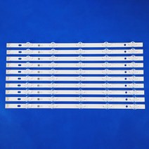 10pcs 키트 led striplg 47ln5460 innotek pola2 0 47 인치 47ln5400 47ln5700 novo e em alumínio lg lge 2, 없음