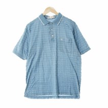 닥스 블루 체크 면 포켓카라티 남자 XL [ ] 9372