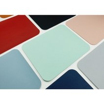 10색상 가죽 마우스 패드 사무실 사무용 휴대용 노트북 컴퓨터 소형 미니 매트 mousepad, 3. 그레이