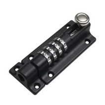 암호 잠금 볼트 금속 도어 래치 도난 방지 안전 조합 자리 자물쇠 야외 홈 우드 게이트 하드웨어, MULTI