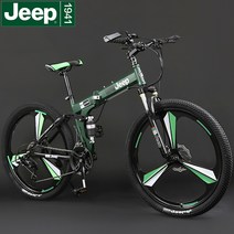 입문용MTB 풀샥 접이식 jeep 폴딩바이크 산악자전거, AC, 기본