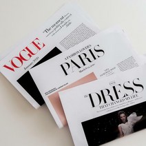 촬영소품 빅사이즈 영어신문 큰사이즈 영문페이퍼, VOGUE