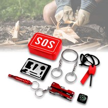 소형 서바이벌 재난 생존키트 등산 캠핑 구급용품 35432 EA