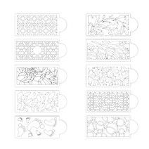 10 PCS 케이크 꾸미기 스텐실 쿠키 웨딩 케이크 장식 꽃 가장자리 곰팡이
