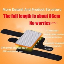 무픞 보호 패드 자기 가열 마그네틱 무릎 보호대 열 치료 관절염 다리 워머 슬리브 패드, 한개옵션0