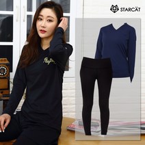 스타캣 롱기장긴팔브이넥 요가복세트 필라테스복세트 TL109PT02W4