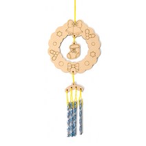 크리스마스 풍경 성탄절 양말리스 튜브벨 만들기 모빌 꾸미기 패키지